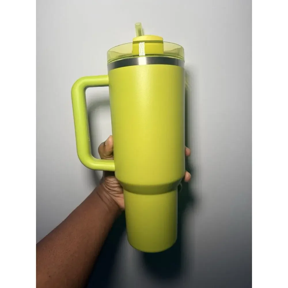Stanley X Starbucks Philippines LIME GREEN 40oz Quencher Tumbler BNWT - Picture 4 of 6